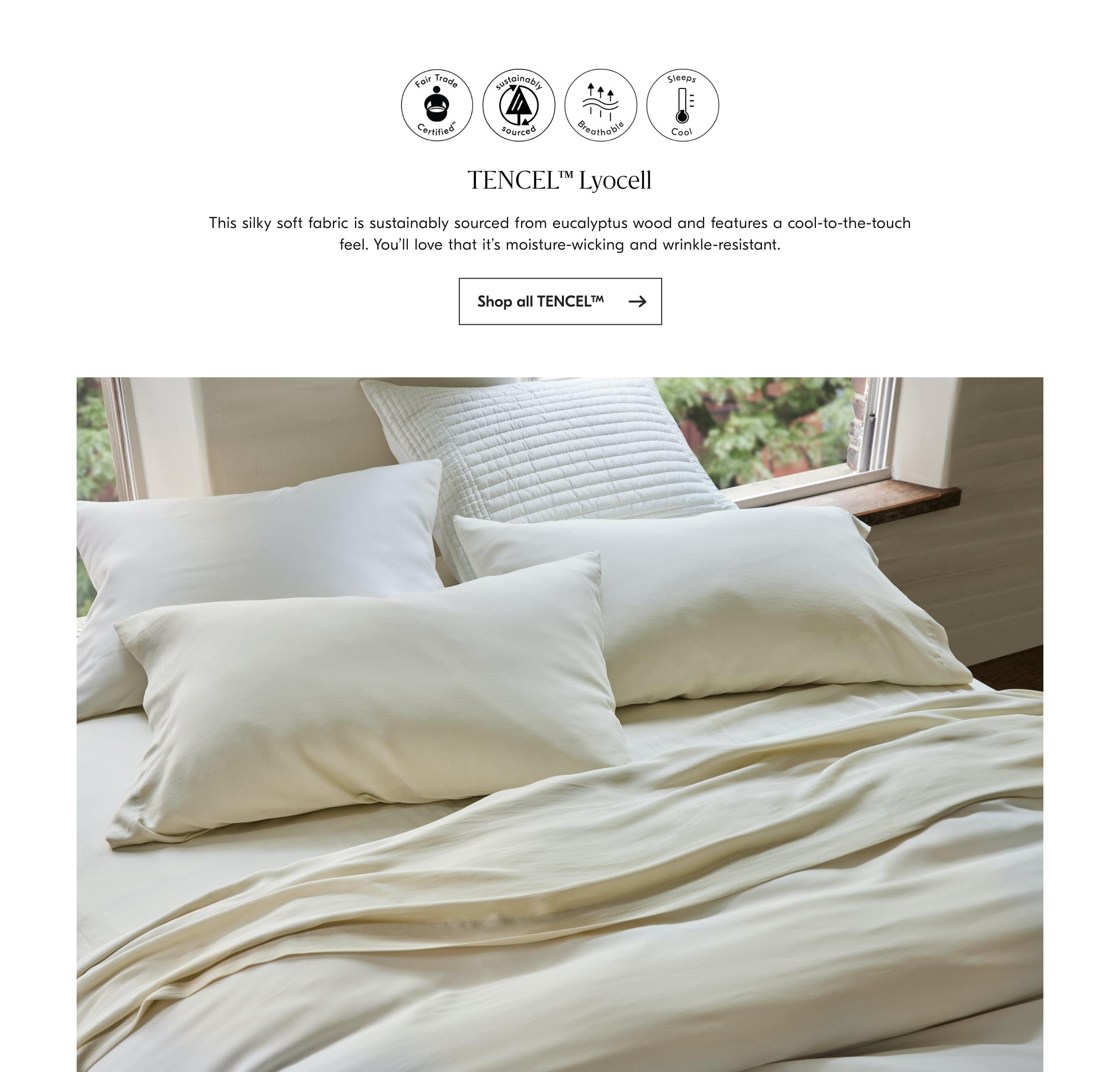 shop tencel bedding